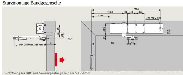 Dormakaba Türschließer TS 73 EMF EN 6