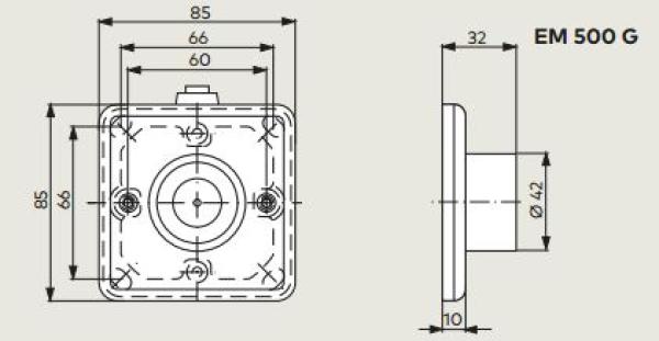 Dormakaba Türhaftmagnet EM 500 G