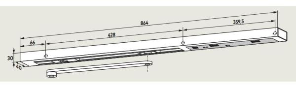 Dormakaba Gleitschiene G- EMR für TS 93 B/G