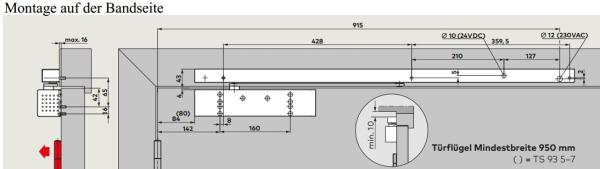 Dormakaba Gleitschiene G- EMR für TS 93 B/G