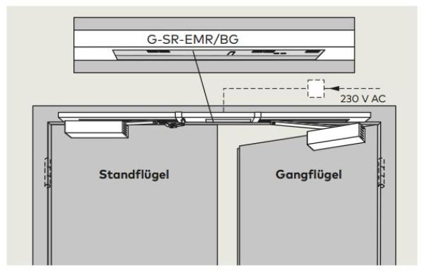 Dormakaba Gleitsch. GSR EMR 2 V BG für TS 93 G