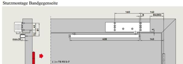 Dormakaba Türschließer TS 93 B EN 5-7