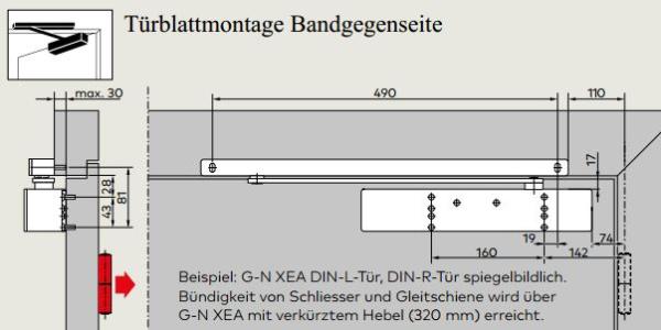 Dormakaba Türschließer TS 98 XEA EN 1-6