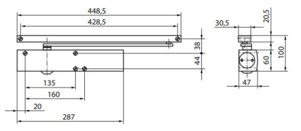 GEZE Türschließer TS 5000 L EN 2-6