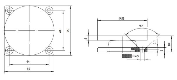 GEZE Haftgegenplatte Grundmodell