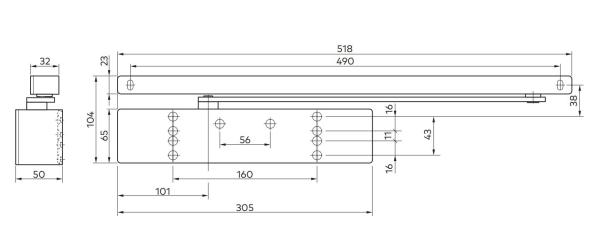 Dormakaba Türschließer TS 92 XEA B