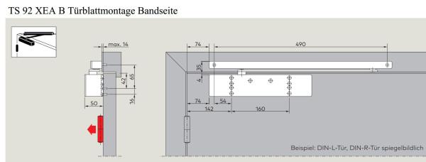 Dormakaba Türschließer TS 92 XEA B