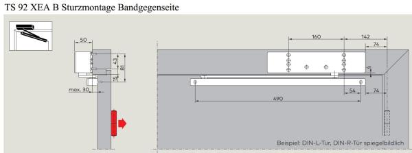Dormakaba Türschließer TS 92 XEA B