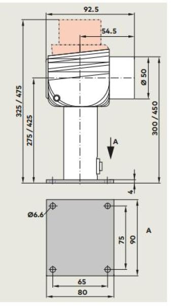 Dormakaba Türhaftmagnet EM 500 H 300 / 325
