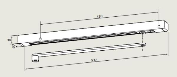 Dormakaba Gleitschiene G- EMF XEA  für TS 98 XEA