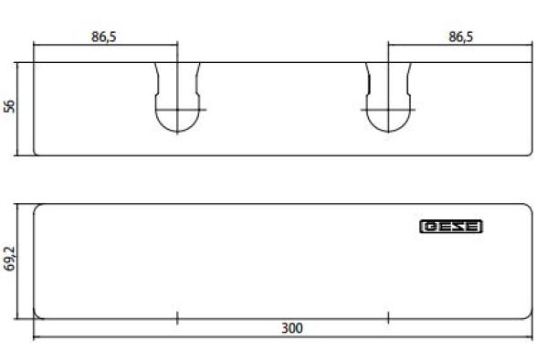 GEZE Abdeckung für Türschließer TS5000 / TS4000