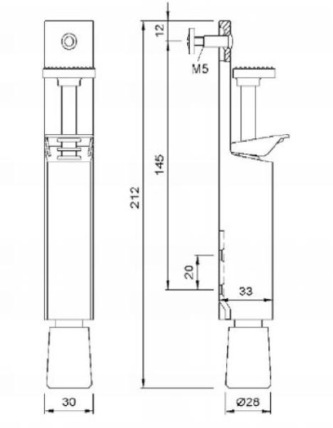 KWS Türfeststeller 1081